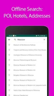 Moscow Offline Map and Travel android App screenshot 0